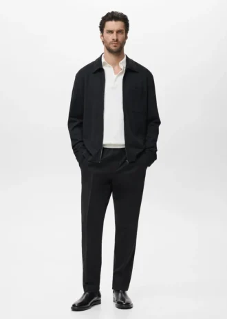 Sweat-shirt zippé avec poche