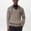 Sweat-shirt zippé thermorégulateur