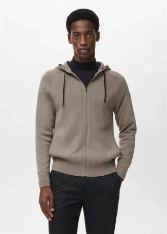 Sweat-shirt zippé thermorégulateur