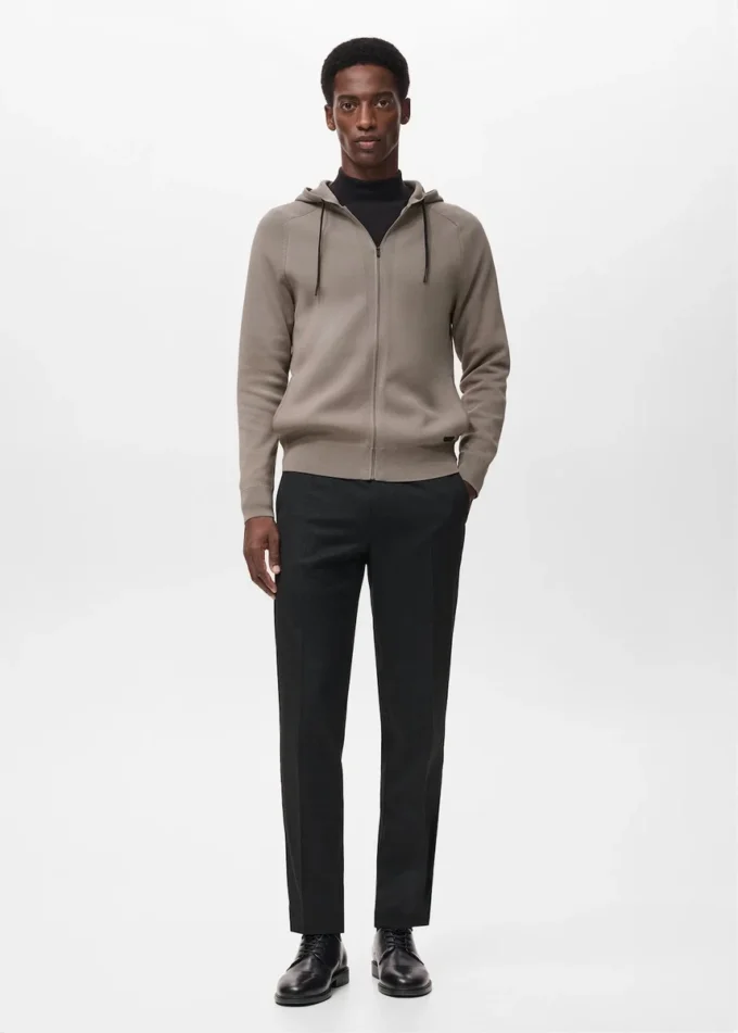 Sweat-shirt zippé thermorégulateur