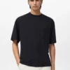 T-shirt 100 % coton coupe carrée poche