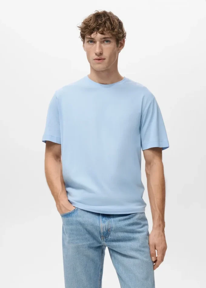 T-shirt 100 % coton coupe classique