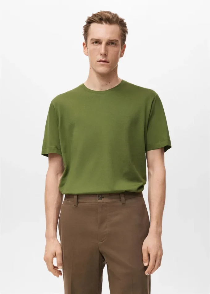 T-shirt 100 % coton coupe classique