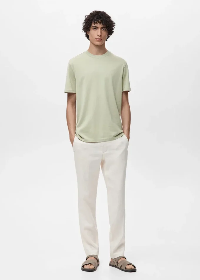 T-shirt 100 % coton coupe classique