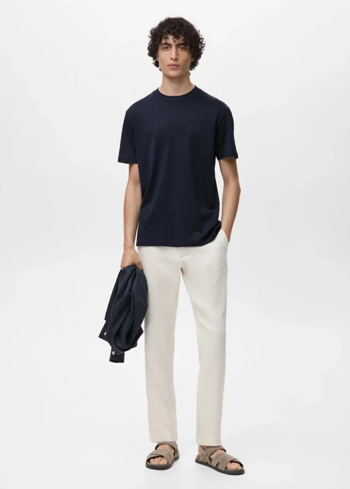 T-shirt 100 % coton coupe classique