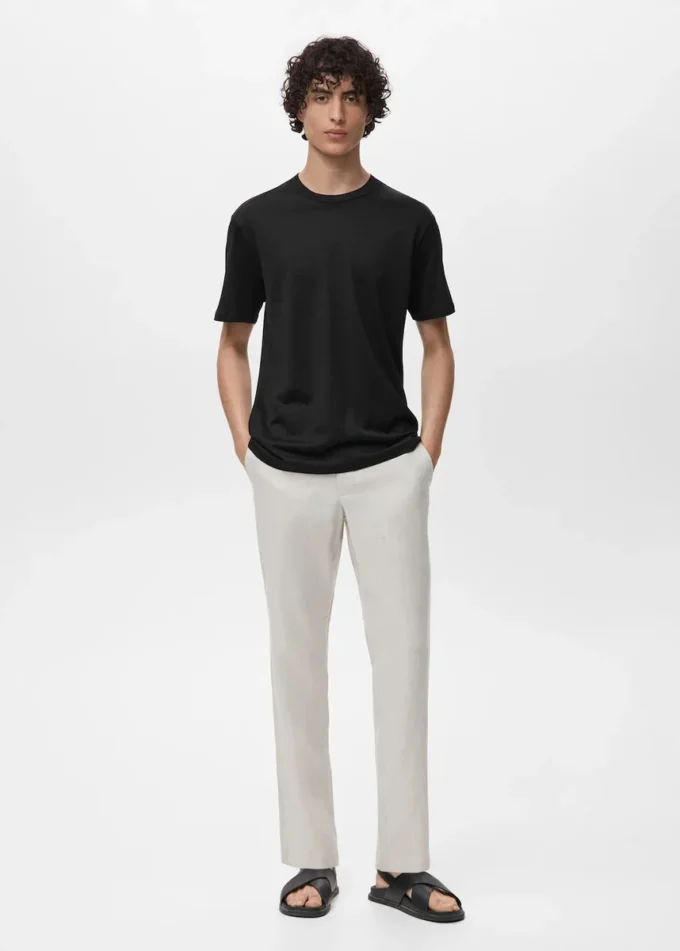 T-shirt 100 % coton coupe classique
