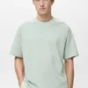 T-shirt ample en coton et lin