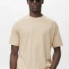 T-shirt ample en coton et lin