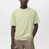 T-shirt ample en coton et lin
