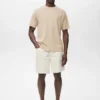 T-shirt ample en coton et lin
