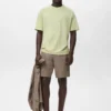 T-shirt ample en coton et lin