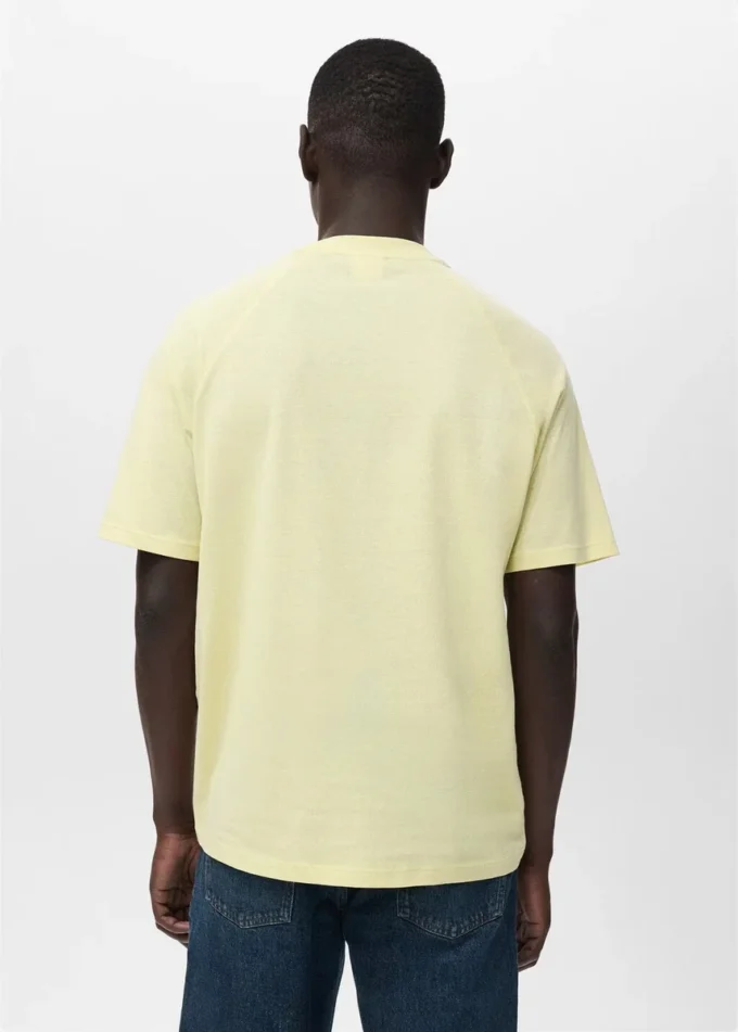 T-shirt ample en coton et lin