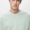 T-shirt ample en coton et lin