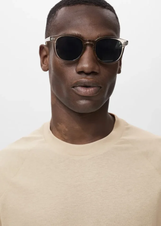 T-shirt ample en coton et lin