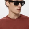 T-shirt ample en coton et lin
