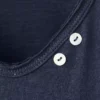 T-shirt avec boutons en nacre