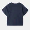 T-shirt avec boutons en nacre