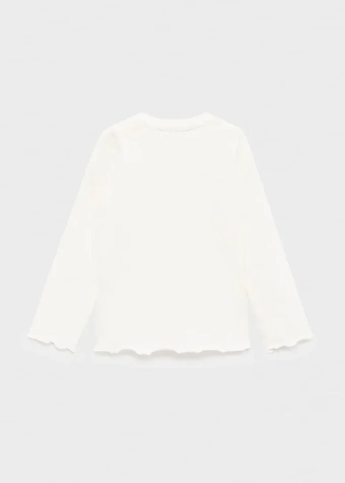 T-shirt avec broderie pailletée
