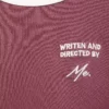 T-shirt avec col contrasté brodé