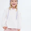 T-shirt avec détails en dentelle