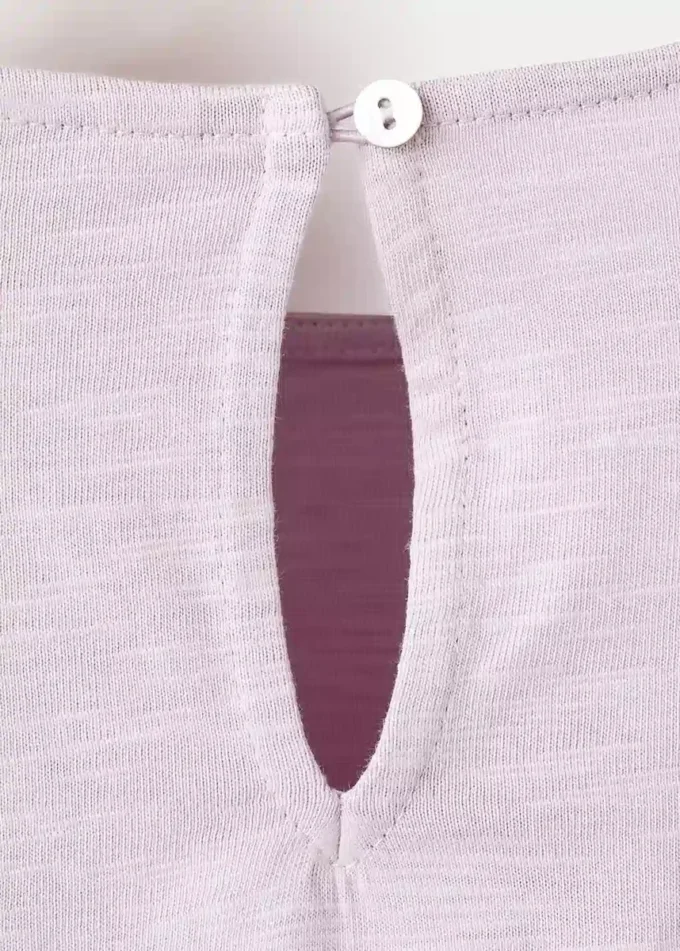 T-shirt avec détails froncés
