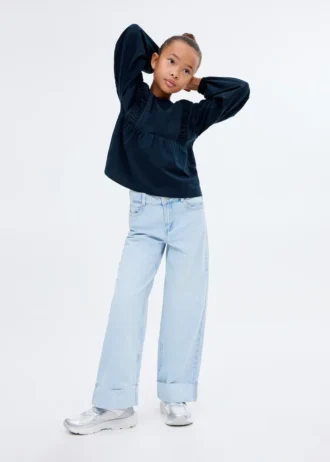 T-shirt avec détails froncés