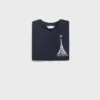 T-shirt avec message en forme de cœur T-shirt avec message en forme de cœur