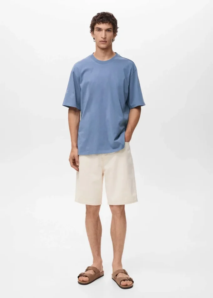 T-shirt avec patch imprimé