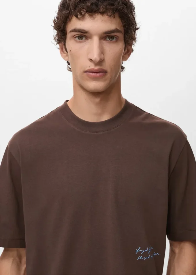T-shirt avec patch imprimé