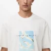 T-shirt avec patch imprimé