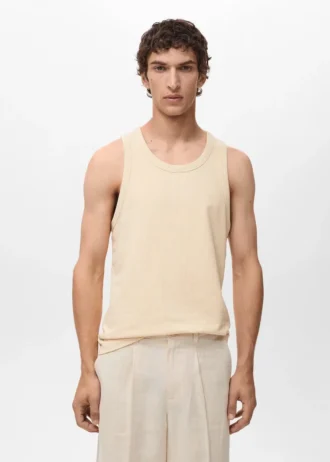 T-shirt à bretelles rayées