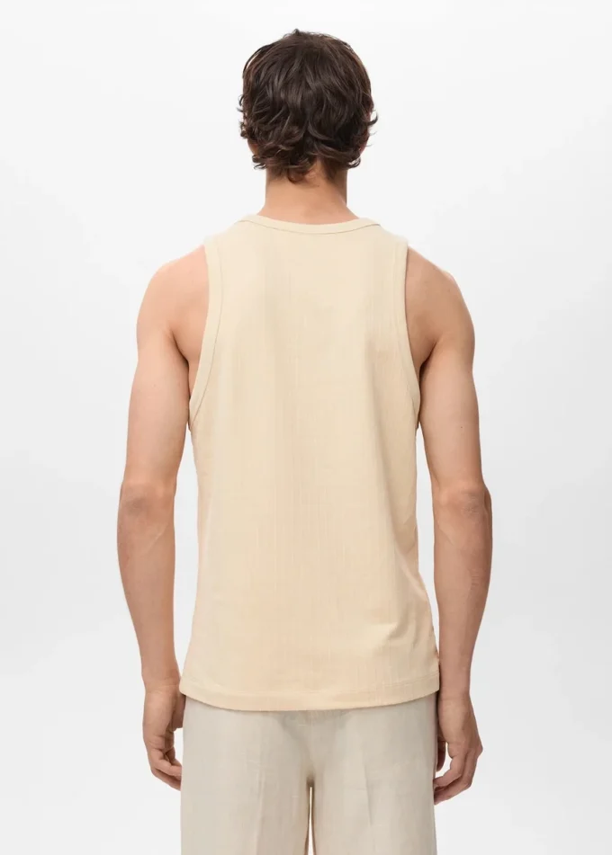 T-shirt à bretelles rayées