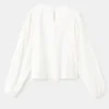 T-shirt brodé de fleurs