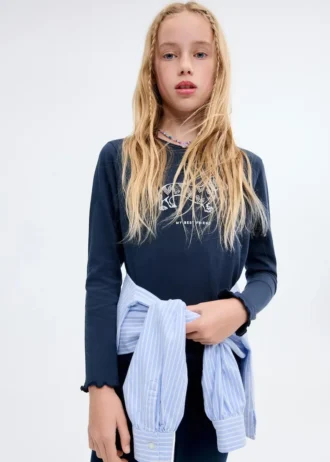 T-shirt brodé de perles
