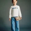 T-shirt brodé en coton pour enfant