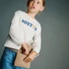 T-shirt brodé en coton pour enfant