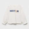 T-shirt brodé en coton pour enfant