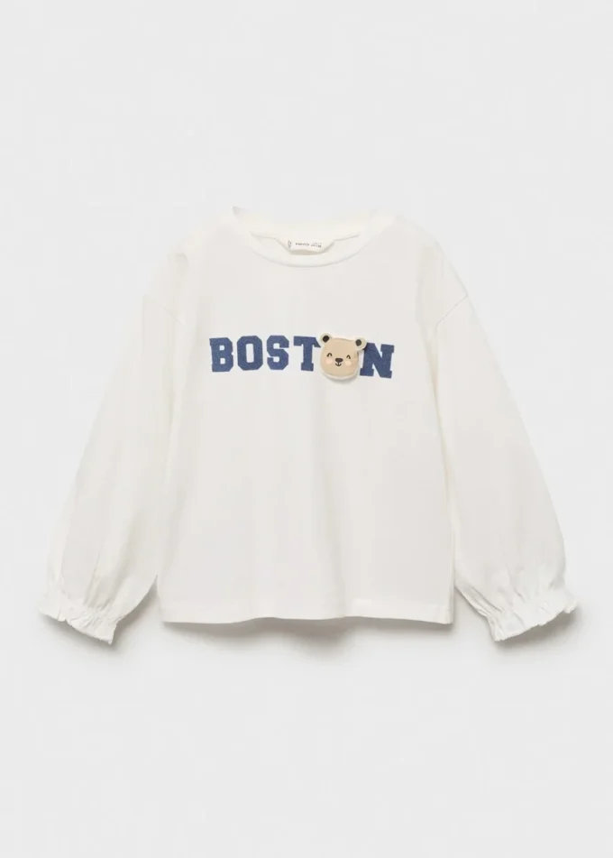 T-shirt brodé en coton pour enfant