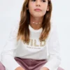 T-shirt brodé léopard