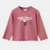 T-shirt brodé texturé