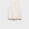 T-shirt brodé texturé