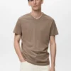 T-shirt à col en V
