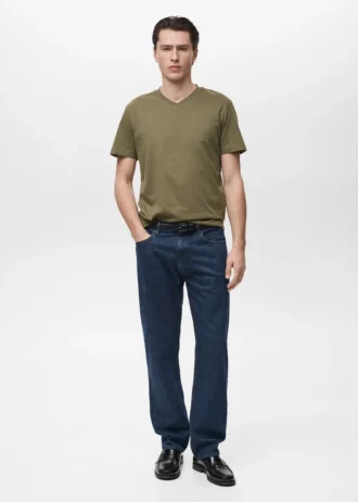 T-shirt à col en V