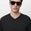 T-shirt à col en V