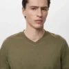 T-shirt à col en V