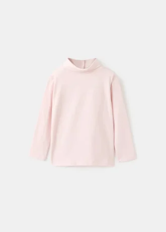 T-shirt à col roulé en coton