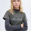 T-shirt court imprimé