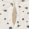 T-shirt côtelé à motif floral T-shirt côtelé à motif floral