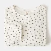 T-shirt côtelé à motif floral T-shirt côtelé à motif floral