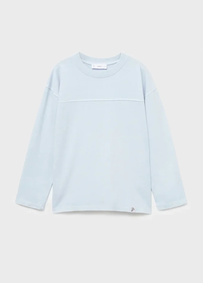 T-shirt de couture en coton